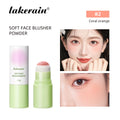 Soft Fog Blush Stick Face Blusher Patting Powder Blusher for Cheeks Cute Korean Style Waterproof Blush Sponge Brush Head 3Colors Oasis Select 02