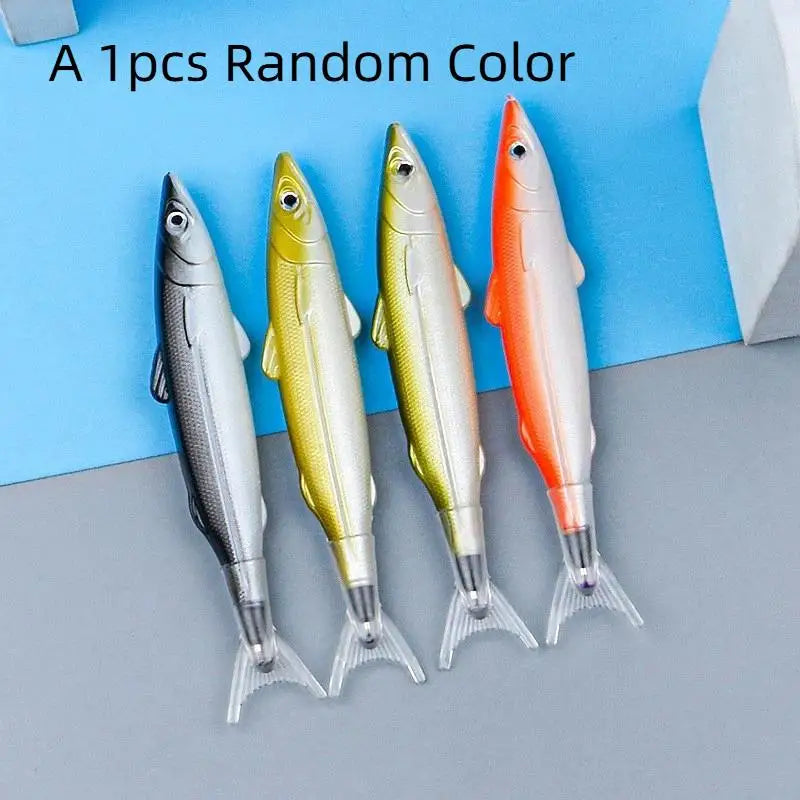 Realistic Fish Pattern Gel Pen 1/3/5Pcs Cute Novelty Stationery for Students School Office Daily Writing Oasis Select A