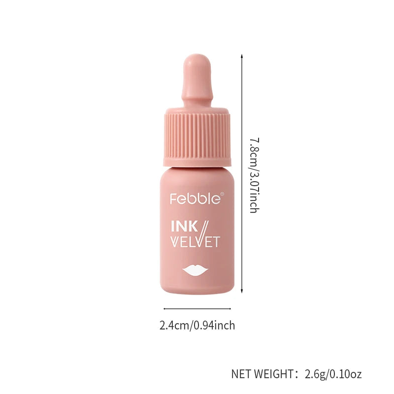 Febble 12-Color Matte Velvet Liquid Lipstick Set | Long-Lasting