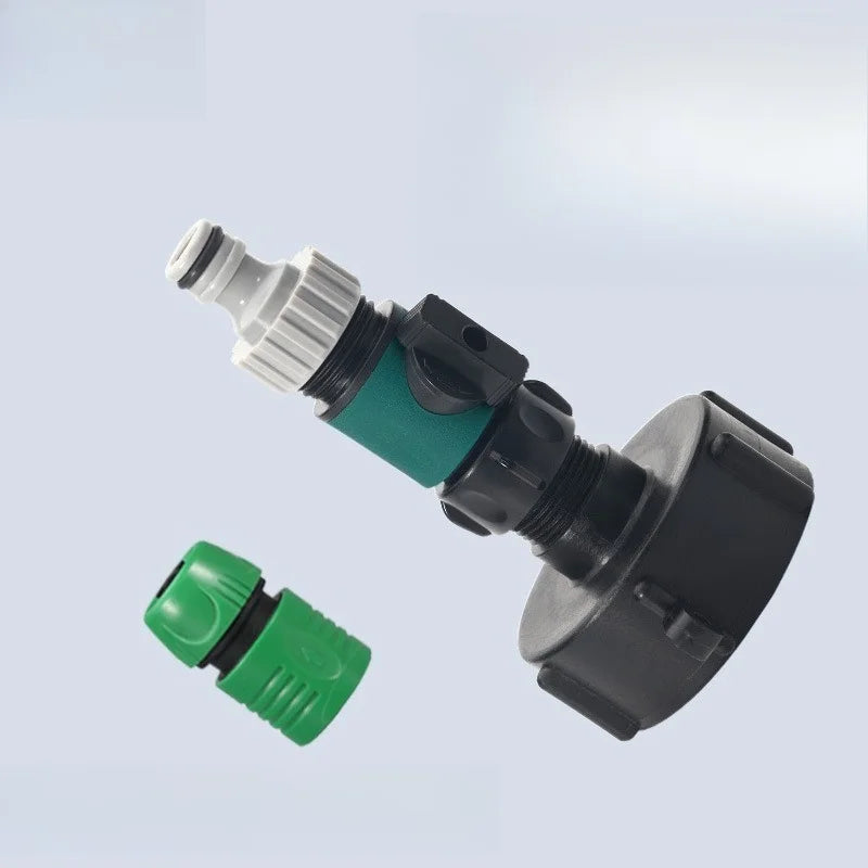 IBC Tank Fittings S60 IBC Tank To 20/25/32mm PE Pipe Adapter Garden Irrigation Watering Quick Connector IBC Tank Adapter Oasis Select