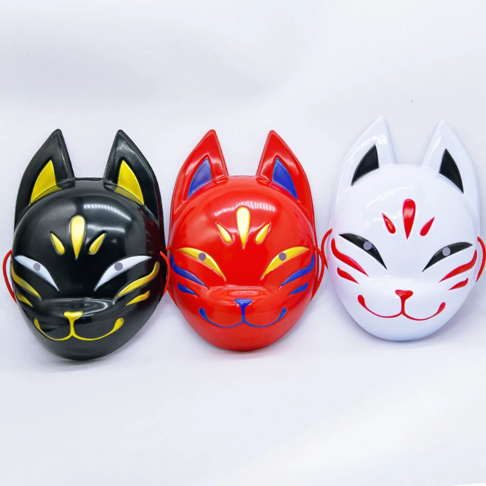 Fox Face Mask – Cosplay Animal Masquerade Halloween Costume