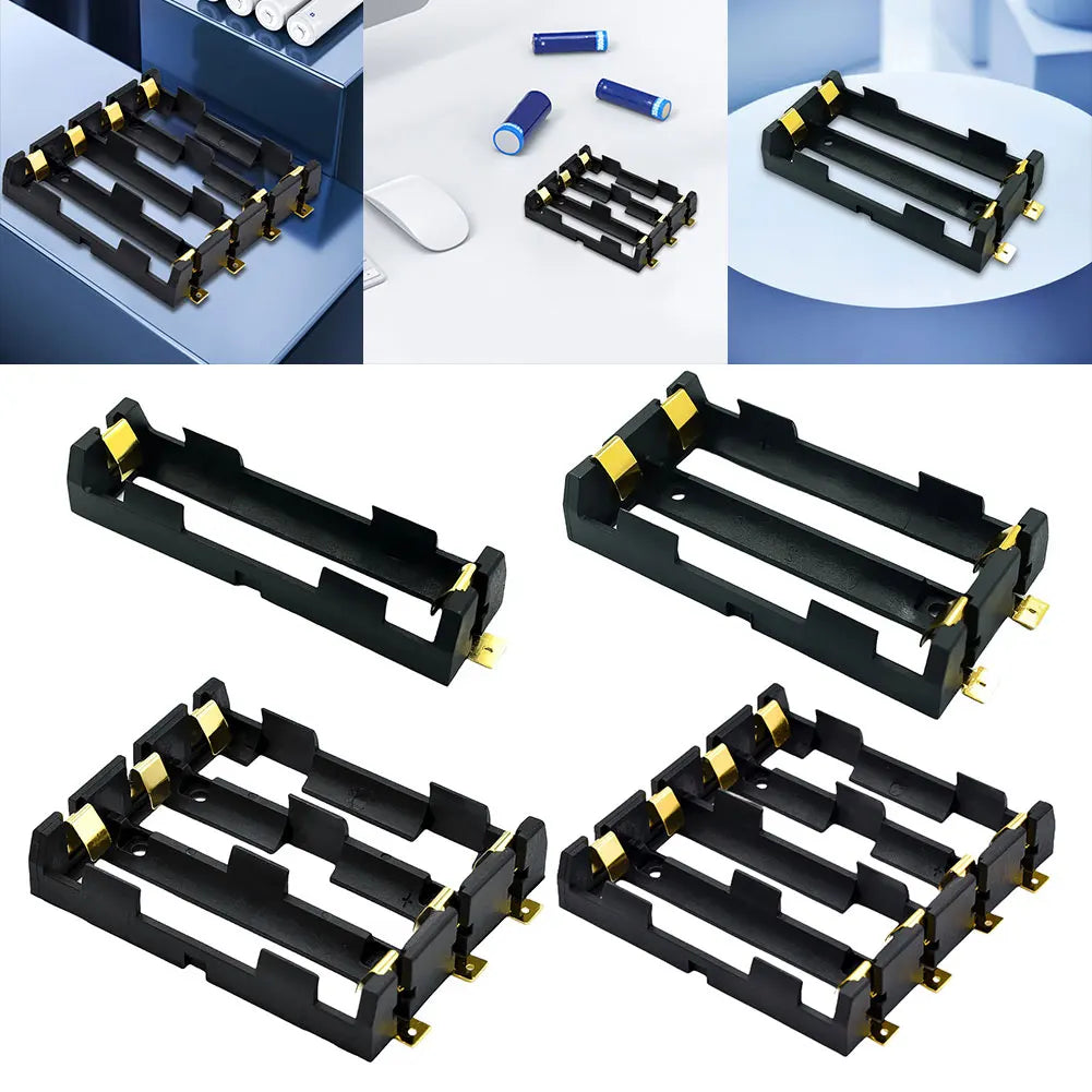 18650 SMT Battery Holder Box with Bronze Pins – 1–4 Slot Battery Holder Box Oasis Select