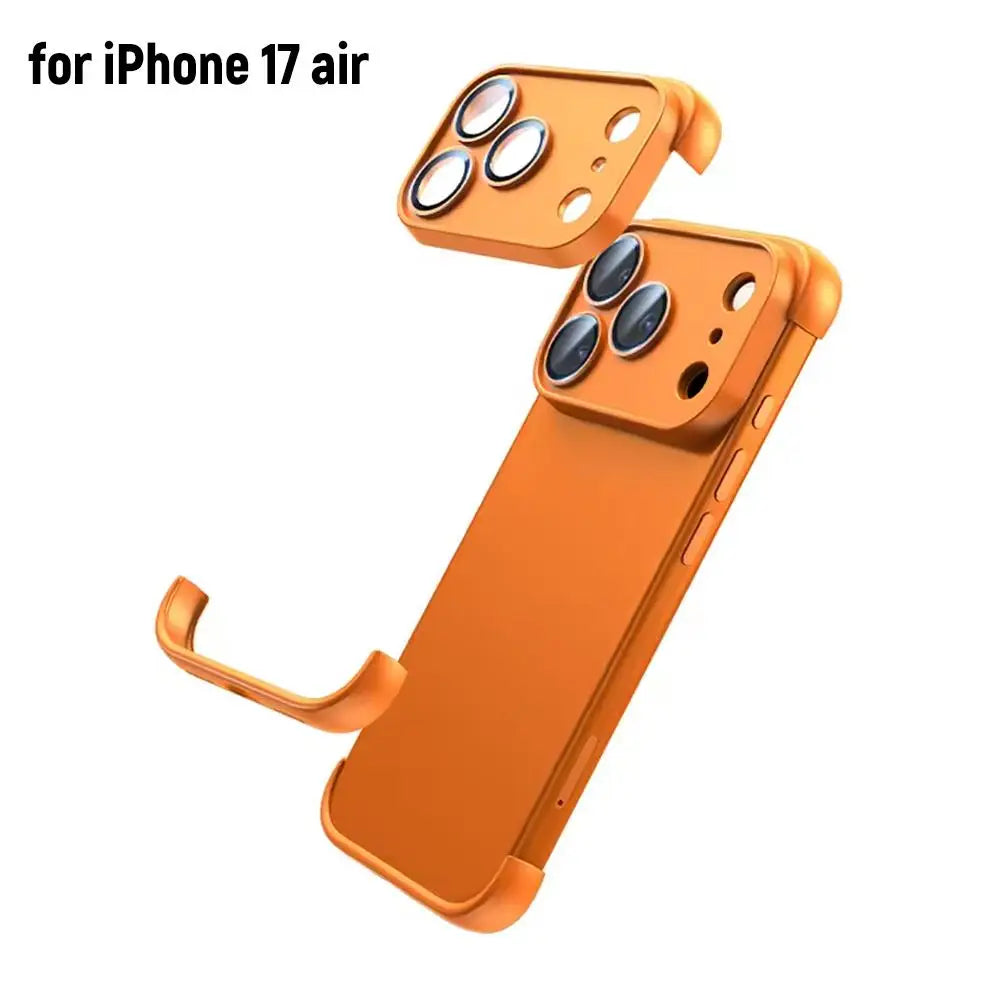 TPU Bumper Case iPhone 17 / Air / Pro Max – Camera Lens Protection Phone Bumper Case Oasis Select orange 17 air