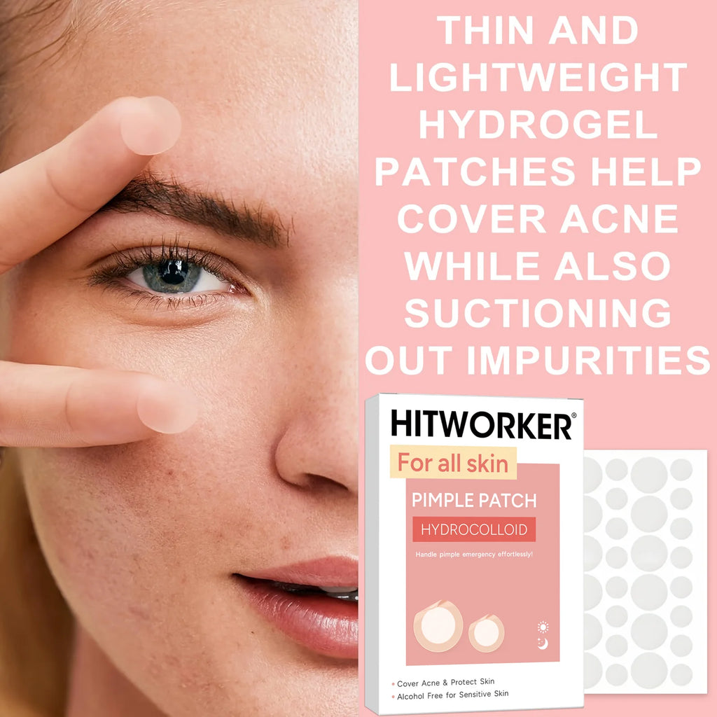 228/372pcs acne patches. Suitable for all kinds of light skin color, 24-hour protection, invisible coverage, non irritating, tea Oasis Select