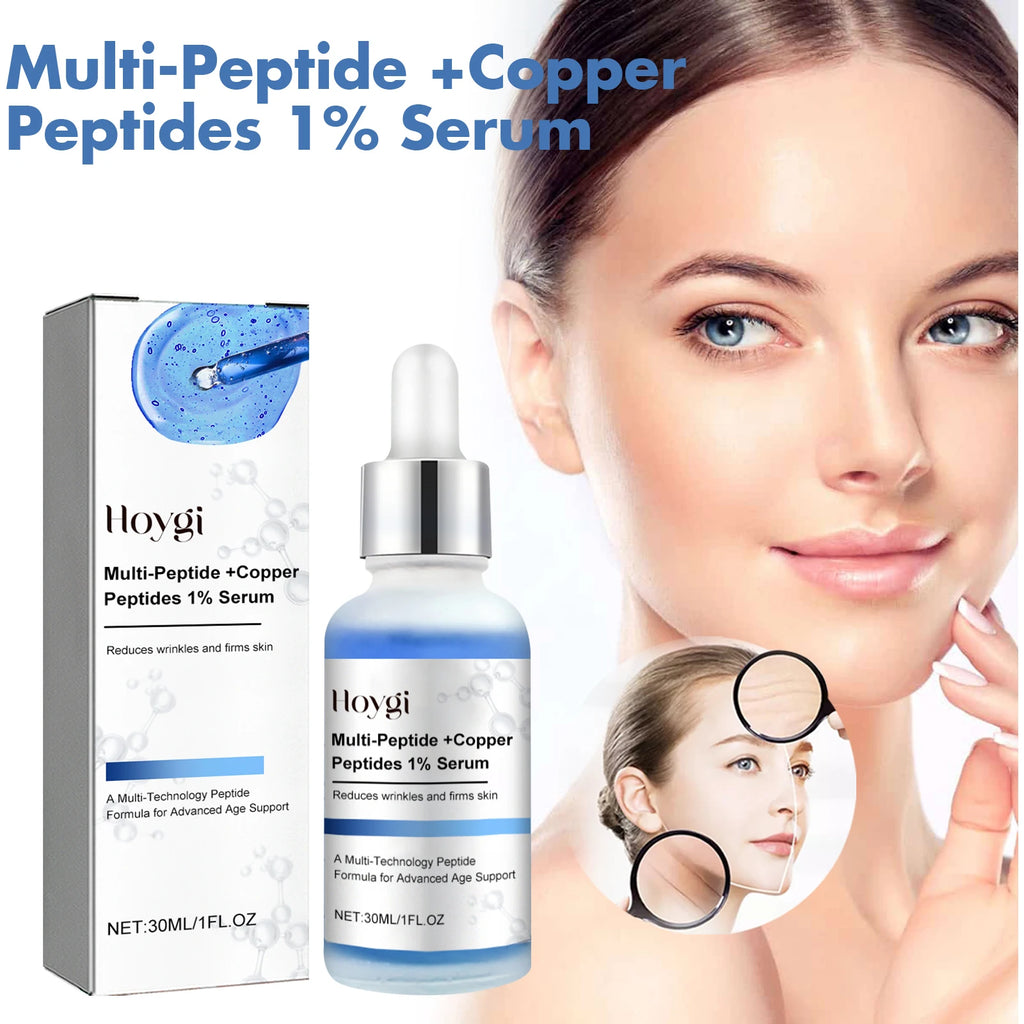 Blue Copper Peptide & Hyaluronic Acid Face Serum 30ml Face Serum Oasis Select