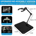 Acrylic Clear Action Figure Display Stand | Adjustable Clip Base