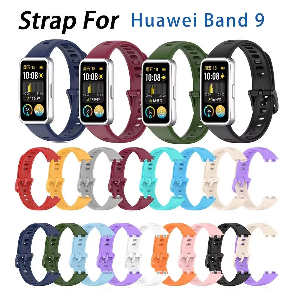 Silicone Strap for Huawei Band 8, 9 & 10 – Replacement Band Watch Replacement Strap Oasis Select