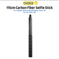 115cm Carbon Fiber Invisible Selfie Stick | Insta360 X5/X4/X3 & GoPro
