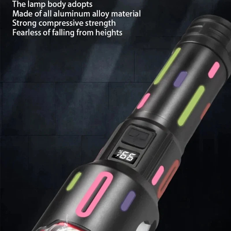 POCKETMAN 3800 Lumen LED Zoom Torch | USB Rechargeable Flashlight