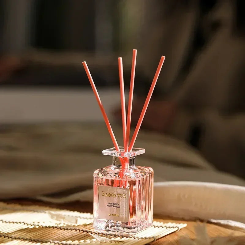 50ml Reed Diffuser Set Lavender Agarwood Bottle with Fragrance Expanding Stick Hotel Home Aromatherapy Air Fresh Fragranc Scents Oasis Select Honey peach 50ml