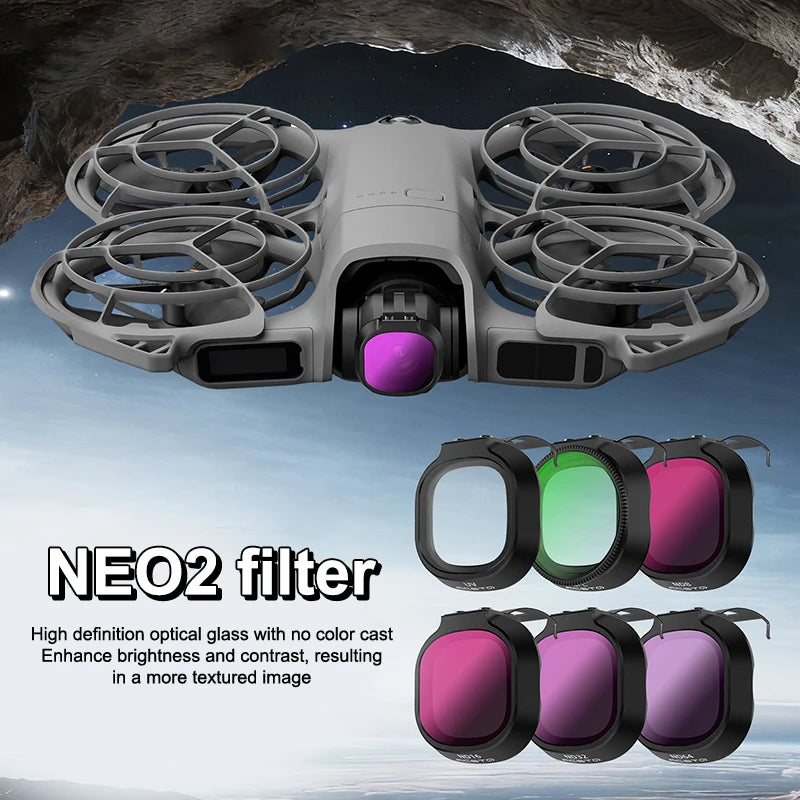 Drone Lens Filter Set For Neo2 ND Filter Kit ND8 ND16 ND32 CPL UV Filter Camera Anti-glare Filter Drone Accessories Oasis Select