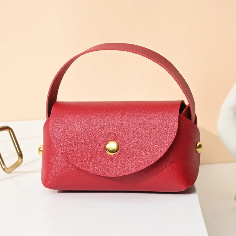 1PCS Leather Gift Bags Bow Ribbon Packaging Bag Wedding Favour Distributions Bags Eid Mubarak Candy Packaging Box Mini Handbag Oasis Select B Other