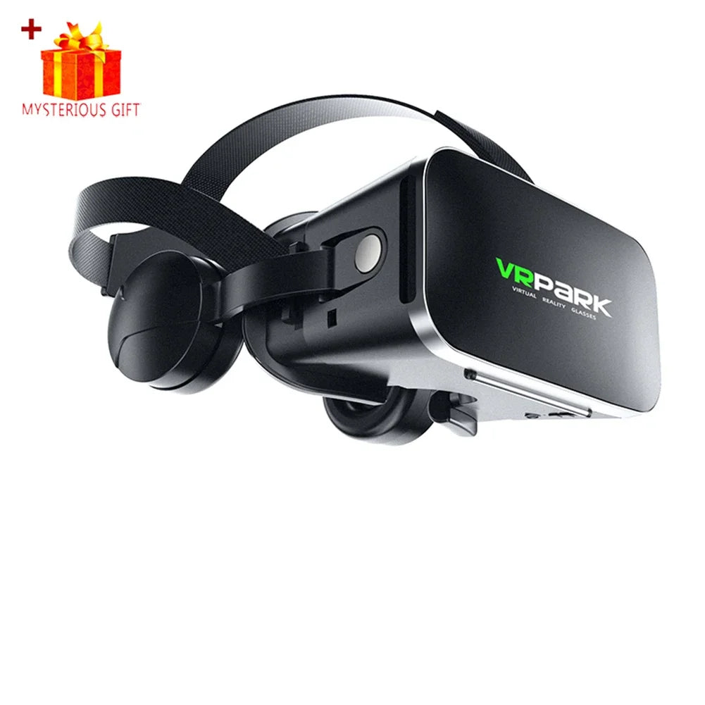 AyeBeau VRPARK J50 VR Headset 3D Glasses – Bluetooth, 110° FOV