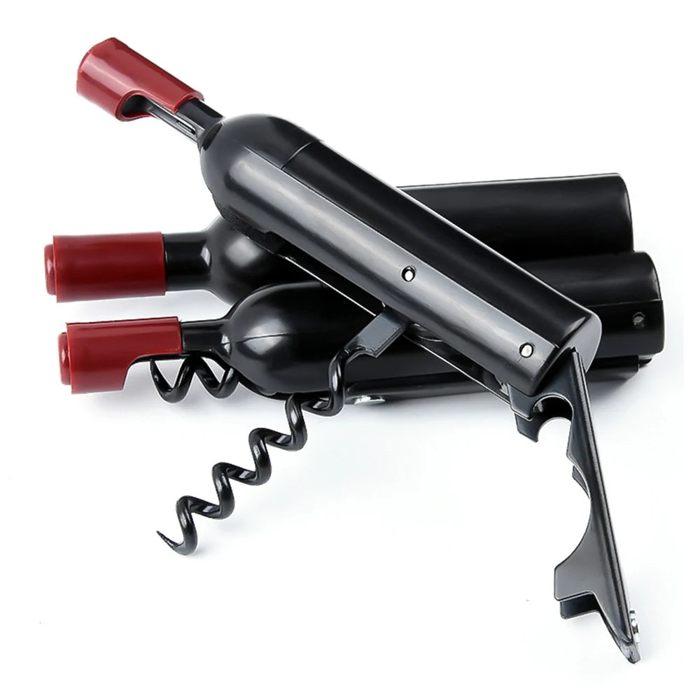 Corkscrews Bottle Foldable Champagne Refrigerator Wine Shaped Corkscrew Magnet Multifunctional Bottle Shaped Wine Opener Oasis Select
