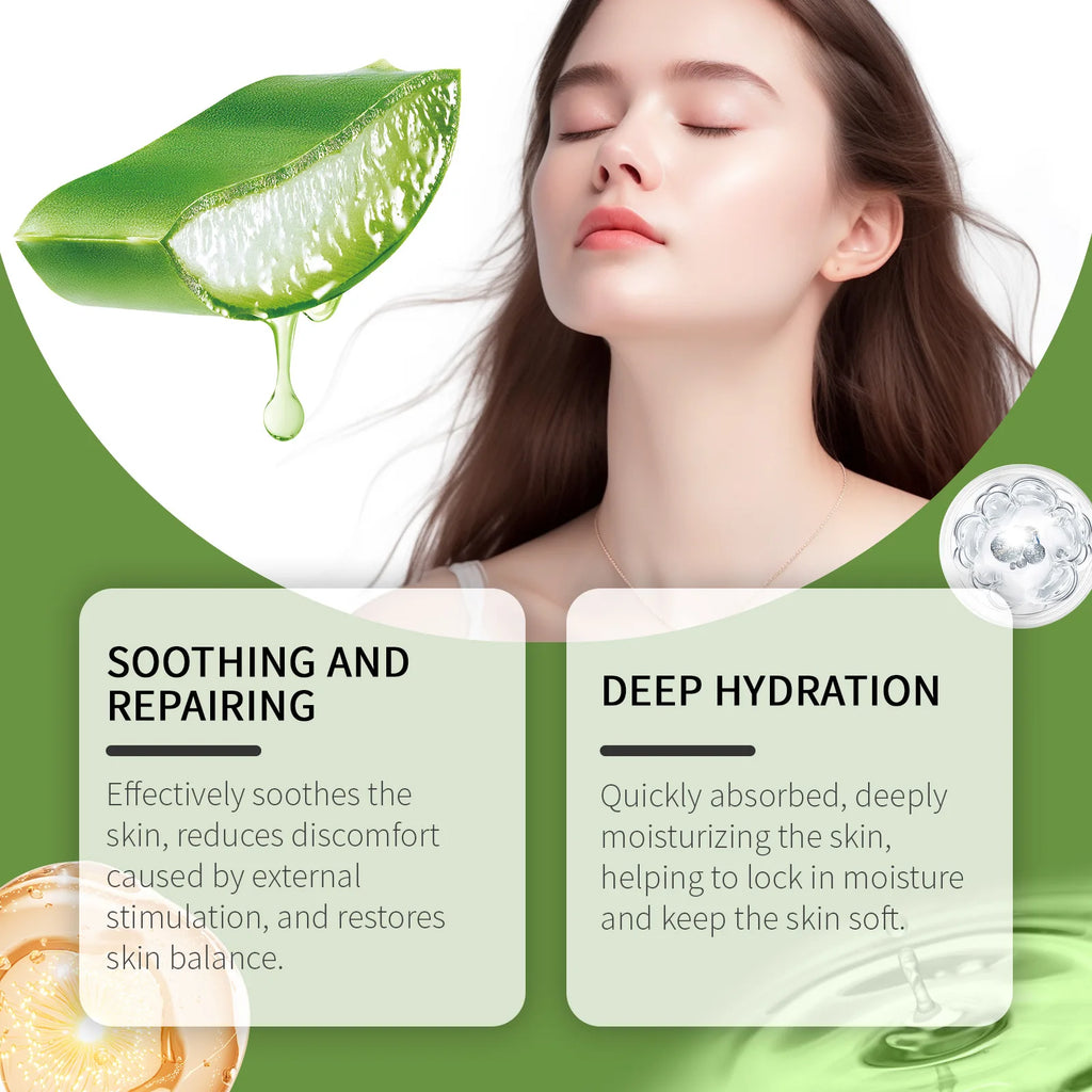EELHOE Aloe Skin Care Kit – Hyaluronic Acid Face Moisturizer Skin Care Kit Oasis Select