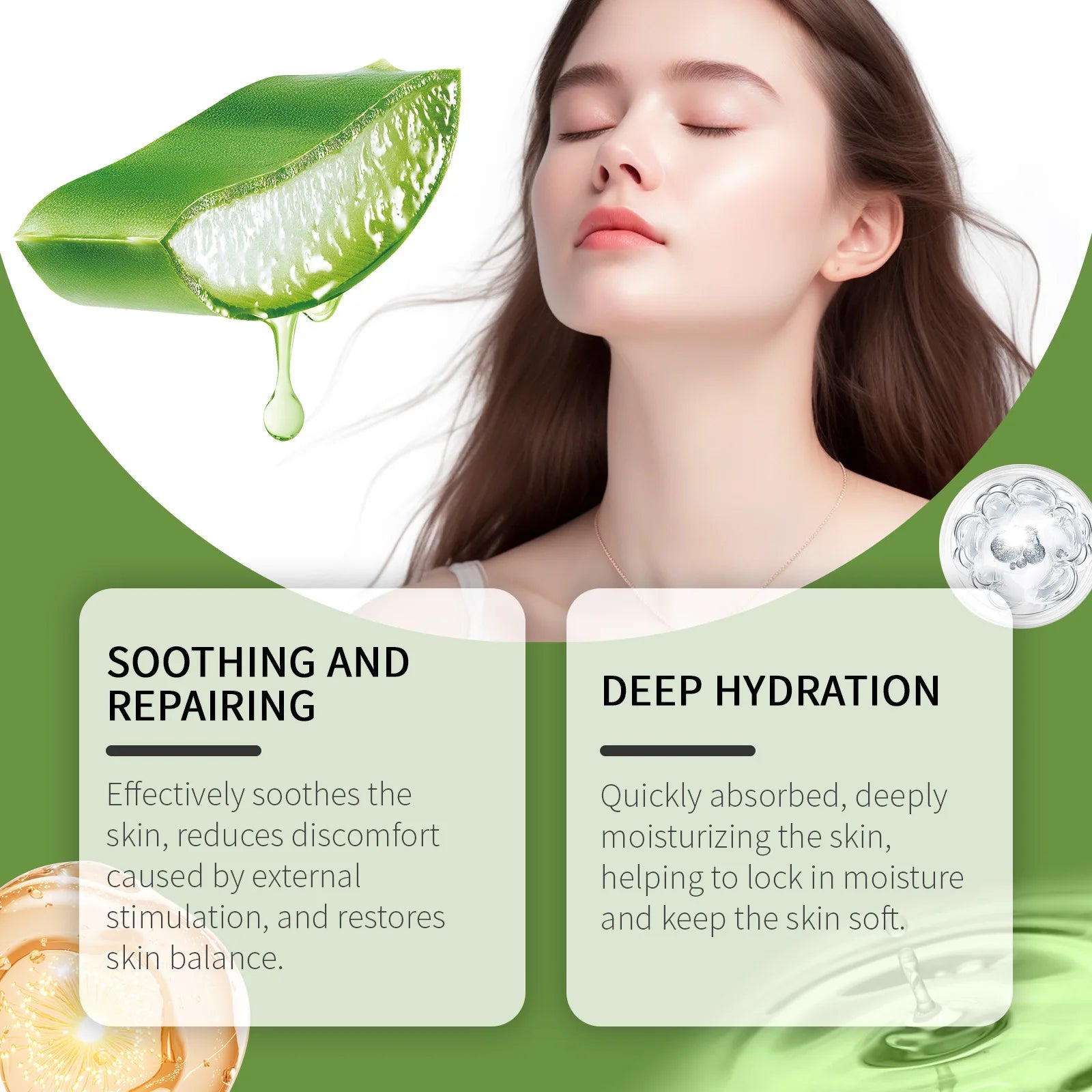 EELHOE Aloe Skin Care Kit – Hyaluronic Acid Face Moisturizer Skin Care Kit Oasis Select