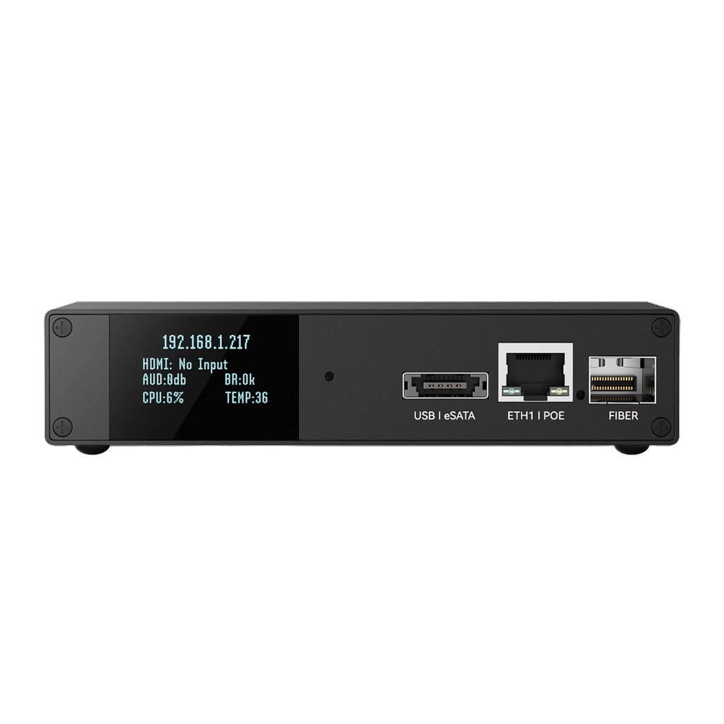 HD mini Encoder Decoder 4K P60 SRT NDI SRT High compression rate 1x4k@60 RTSP/RTMP/HTTP/HLS H.265+smartP Watermarked subtitles Oasis Select
