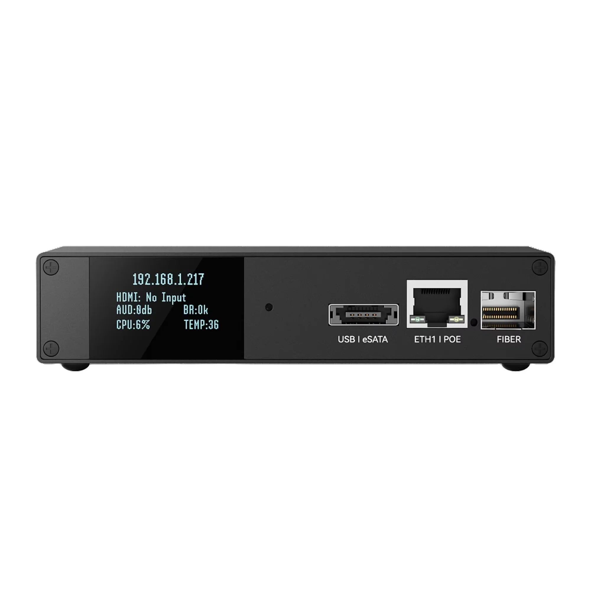 HD mini Encoder Decoder 4K P60 SRT NDI SRT High compression rate 1x4k@60 RTSP/RTMP/HTTP/HLS H.265+smartP Watermarked subtitles Oasis Select