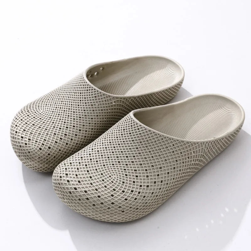 Breathable Clog Work Shoes for Men Summer Slip on Anti Slip Kitchen Safety Shoes Lightweight Indoor Outdoor Garden Clogs Oasis Select 42-43 Khaki