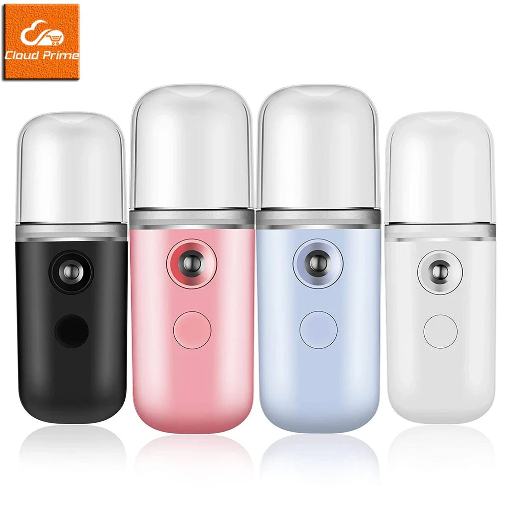 30ml Mini Humidifier Portable Rechargeable Small Facial Steamer Wireless Nano Personal Face Hydrat Sprayer Cool Mist Maker Oasis Select