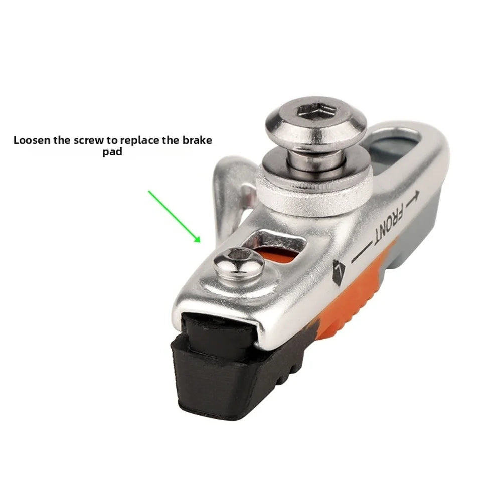 Aluminum Alloy C Brake Pads For Road Folding Bike Metal Rim Rubber Replacement Cycling Components Accessories Oasis Select