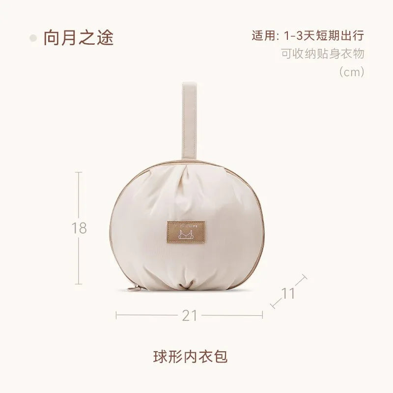 Underwear Storage Bag Travel Underwear Storage Bag Bra Underwear Socks Makeup Bag Oasis Select white