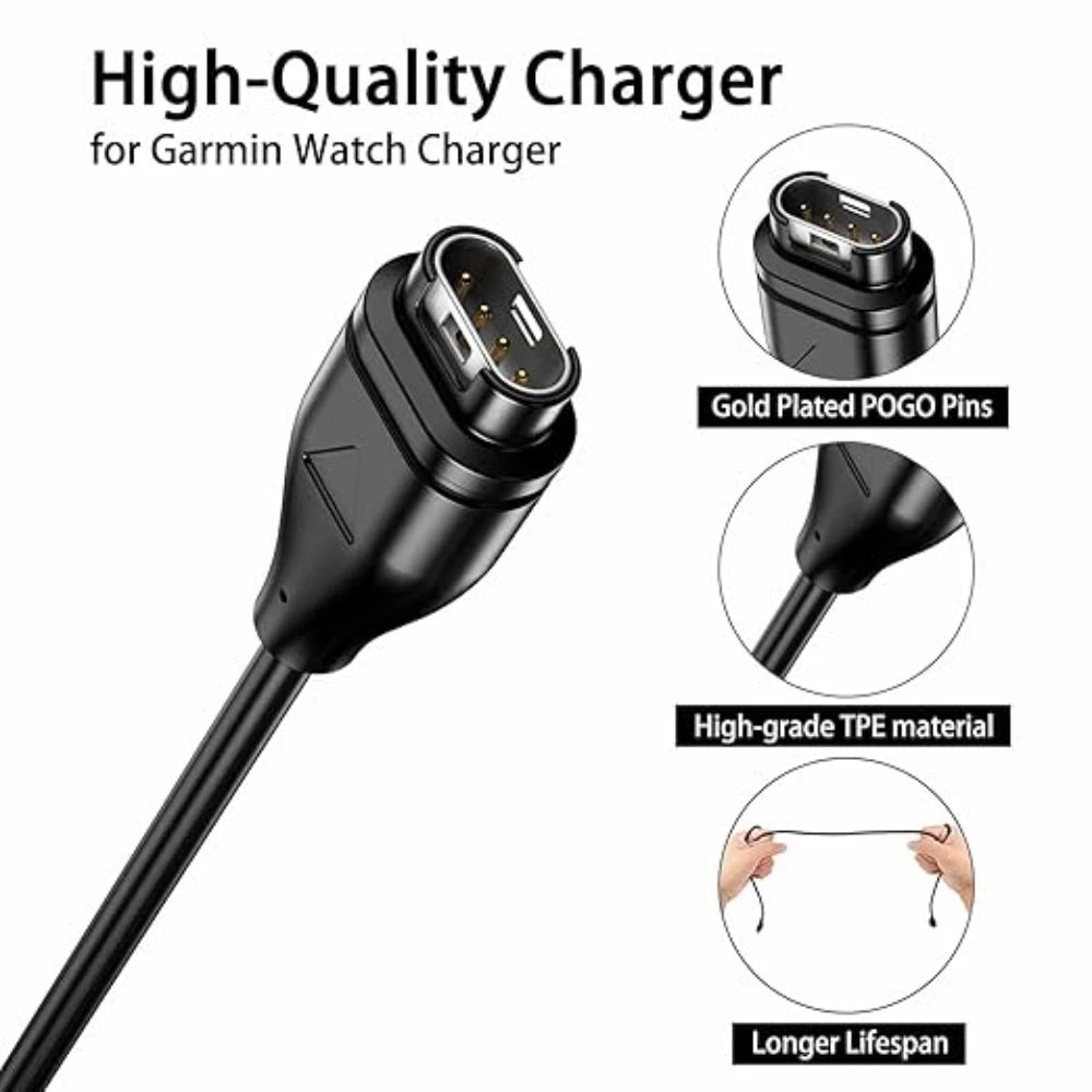 Garmin Approach S10 S12 S40 S42 S60 S62 S70 Charger Cable Smartwatch Charger Cable Oasis Select