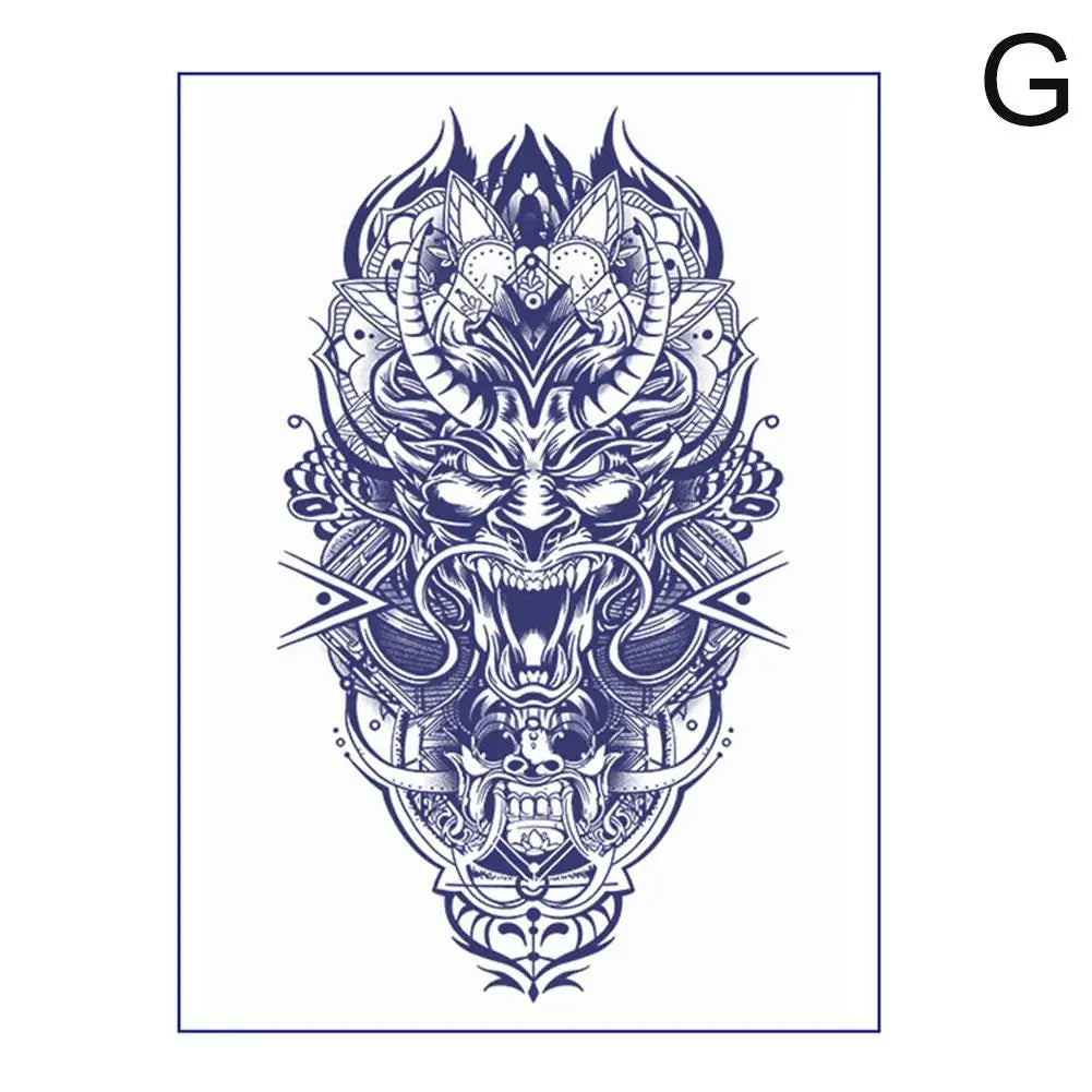 Koi Fish Blossom Temporary Tattoo – Waterproof, Lasts 15 Days Temporary Tattoo Sticker Oasis Select G