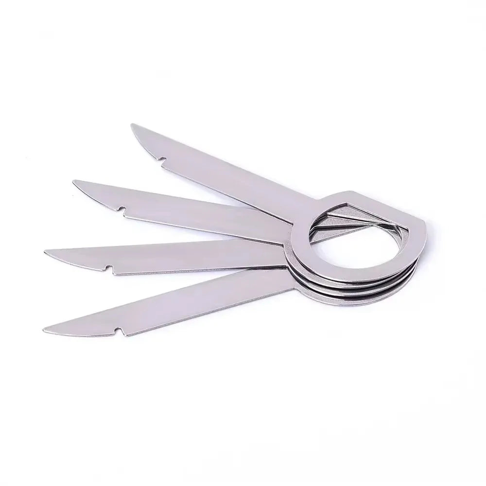 4/8/12/16/20/24pcs Auto Stereo Removal Keys Metal Iron Car Audio CD Player Release Tool Kit Extraction Pins Radio Device Oasis Select 4pcs