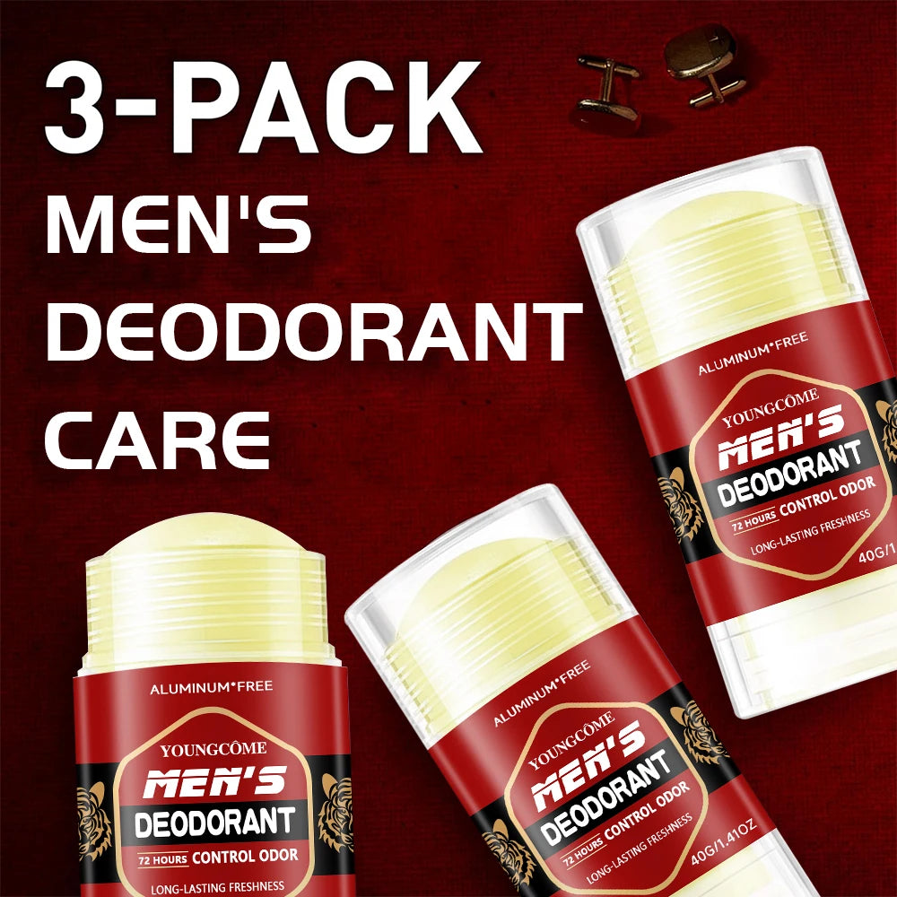 Whole Body Deodorant - Smooth Solid Stick - 72 Hour Odor Control - Aluminum Free, Baking Soda Free and Skin Safe Men Deodorant Oasis Select