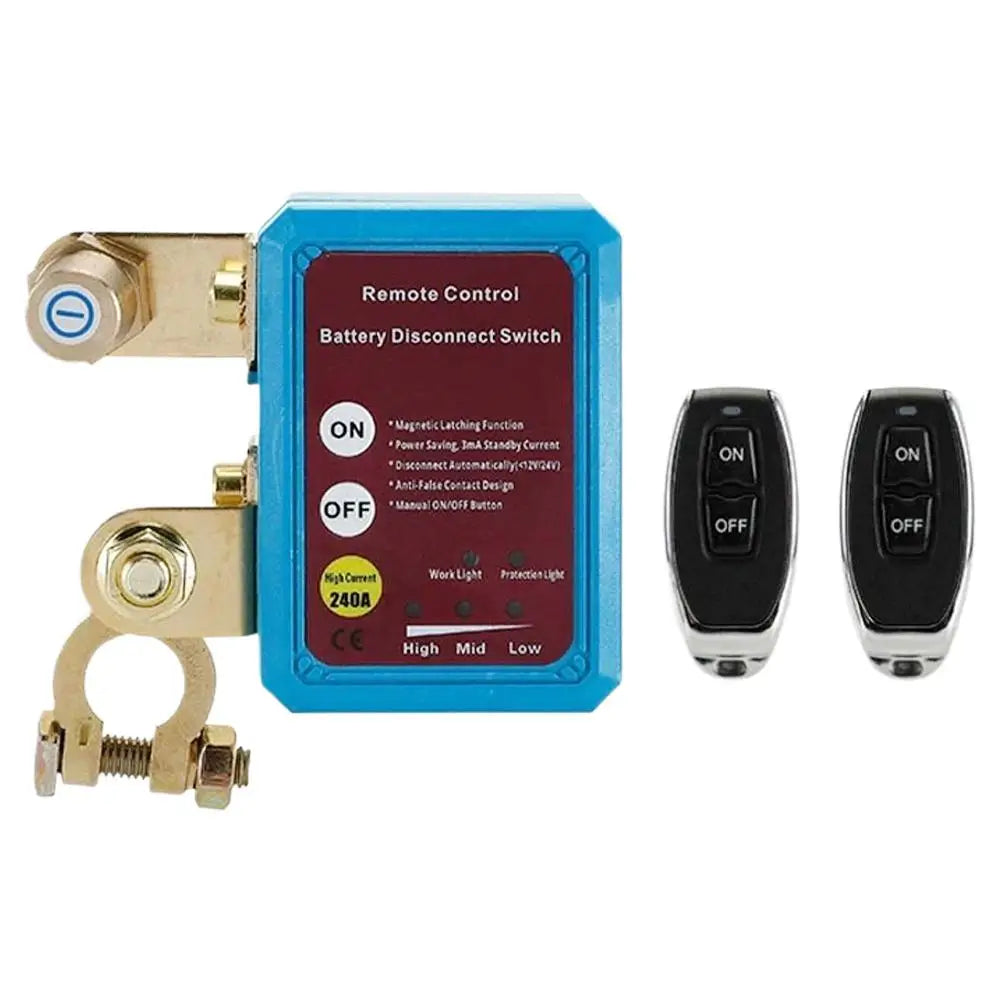 Smart Remote Battery Disconnect Switch 12V/24V 240A Kill Switch