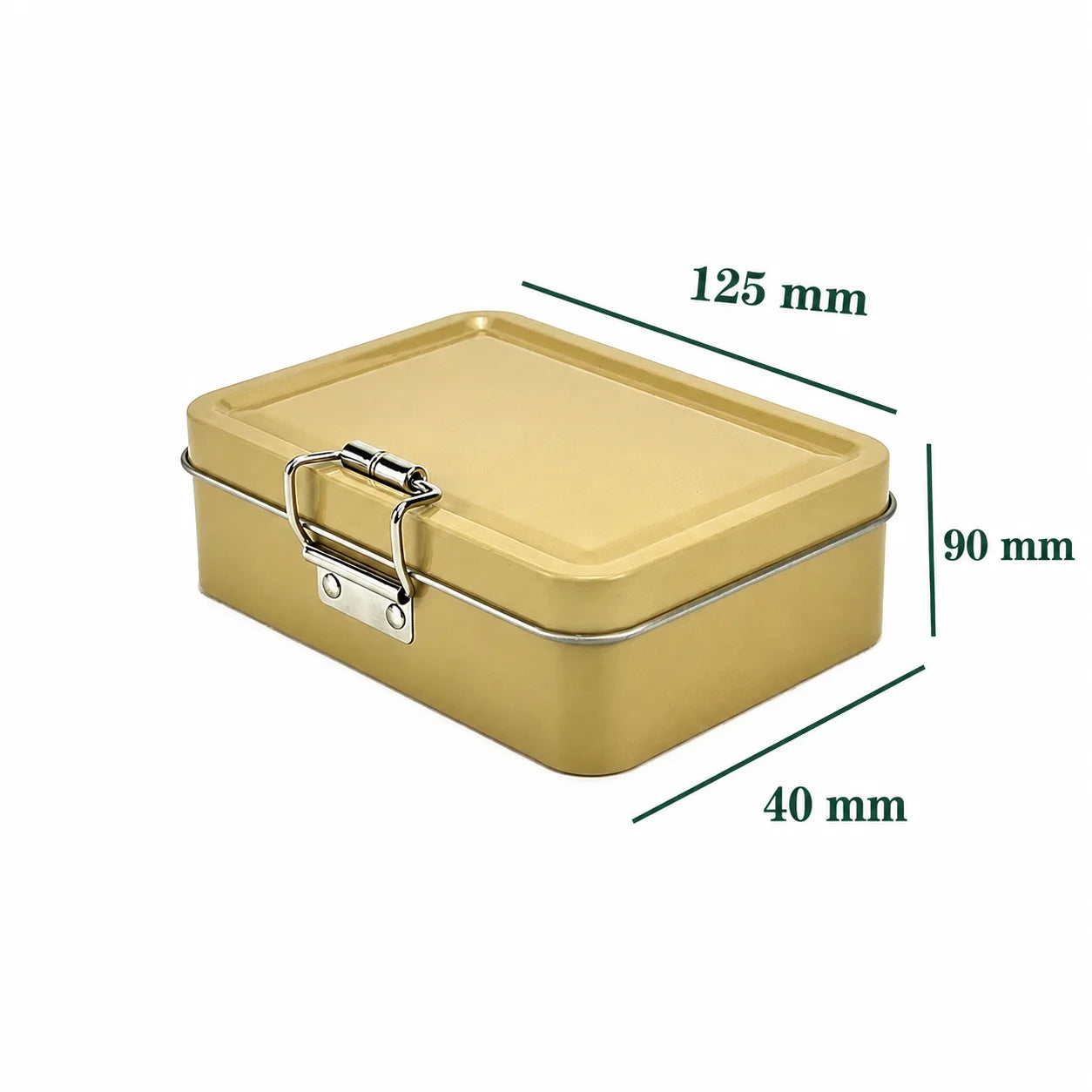 Tinplate Flip-Top Storage Tin | Fishing & Craft Organizer Box