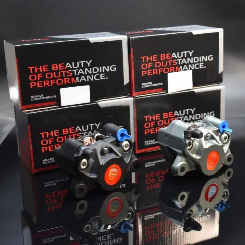 Motorcycle brake calipers, dual piston small crab, universal rear brake pump, scooter, motorcycle track modification accessories Oasis Select