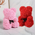 1pc Rose Bear Artificial Foam Flowers Bear Made Of Roses For Valentines Day, Mothers Day, Anniversary, Birthday Gifts Oasis Select Pink