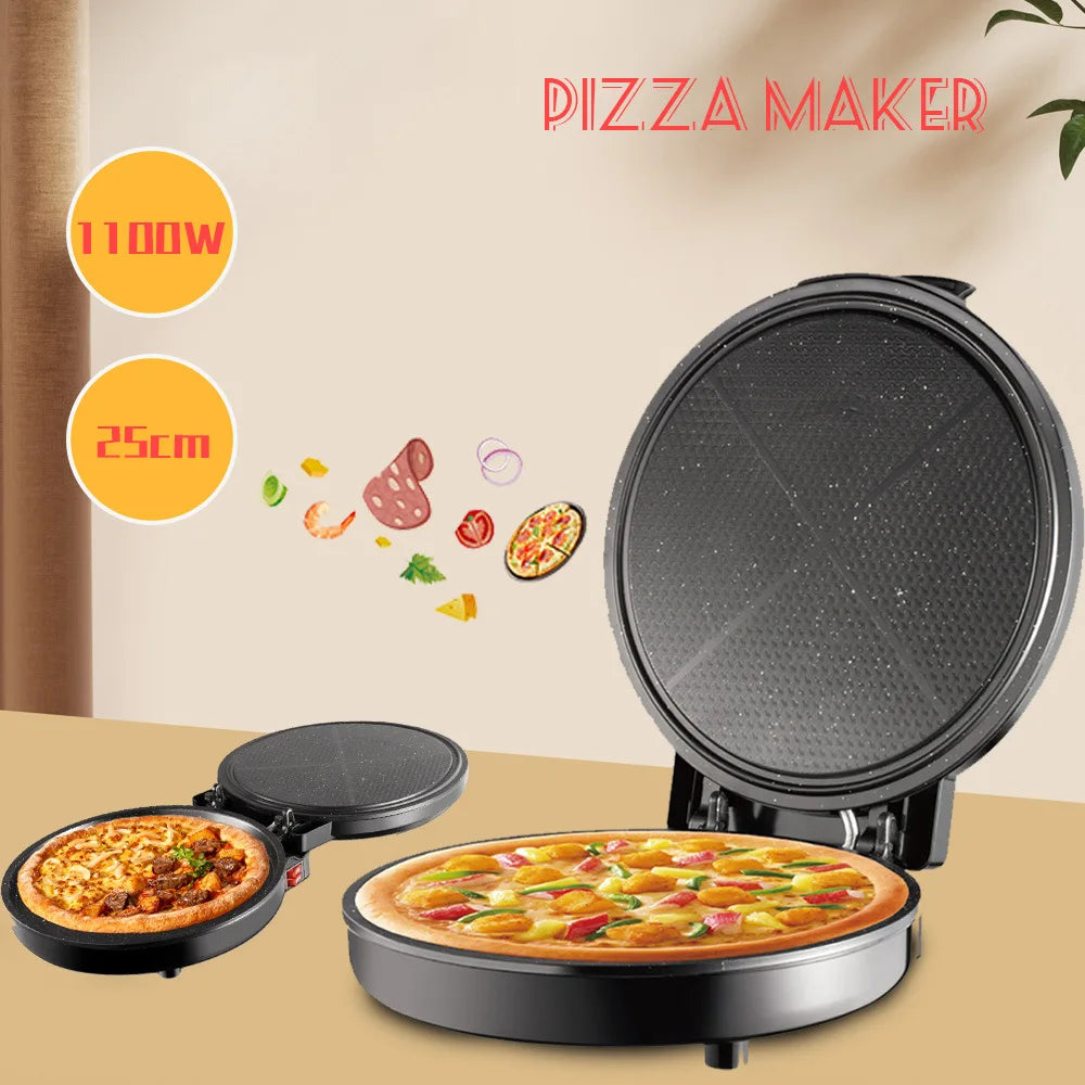 Electric Pizza Oven & Double-Sided Griddle | Multifunctional Pan