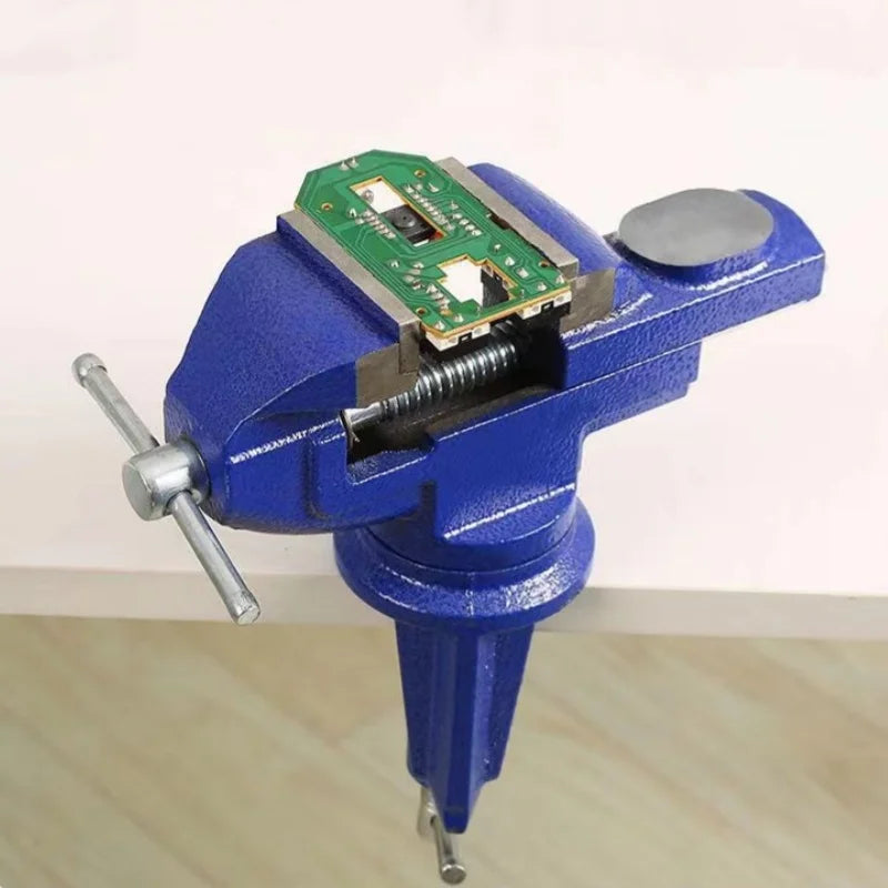Universal Table Vise Multi-functional Portable 360° Swivel Base Clamp On Vice/Table Vise For Woodworking Cutting Conduit Dril Oasis Select