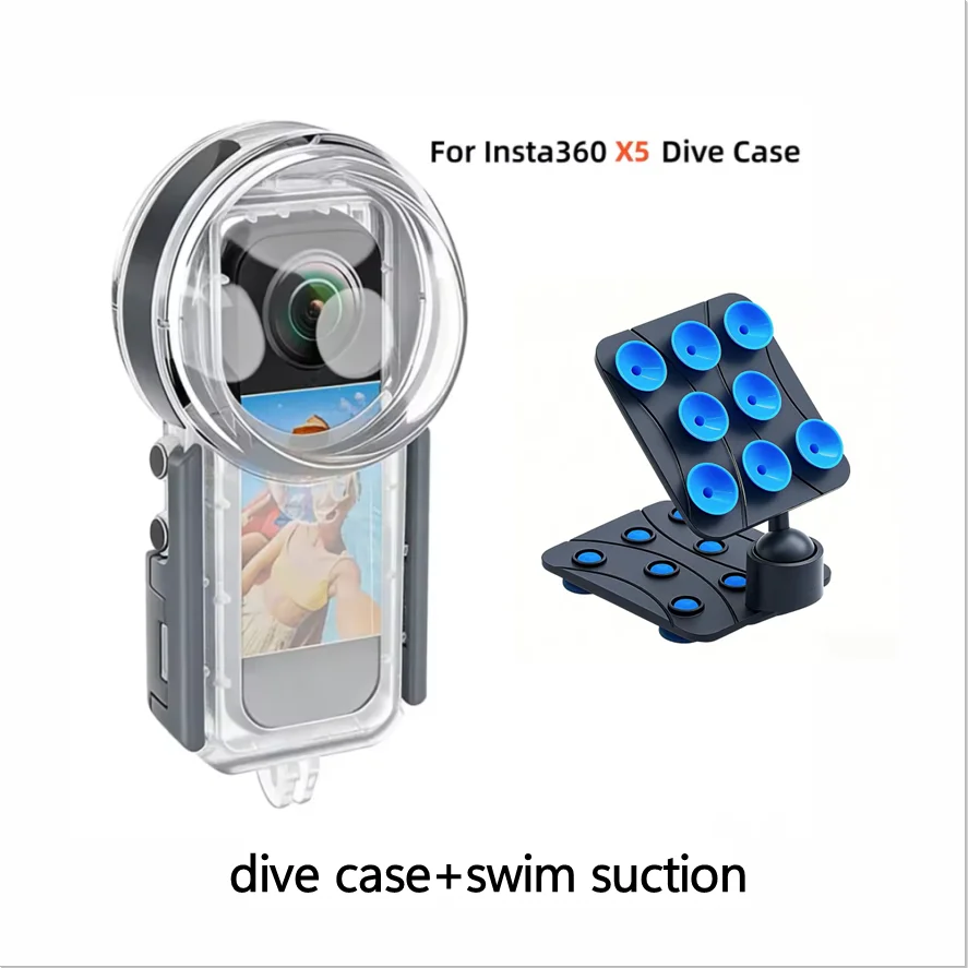 Seafrogs 50m Waterproof Dive Case for Insta360 X5 | Housing