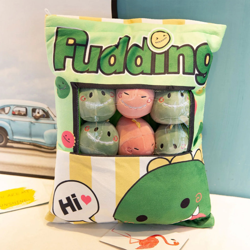Cartoon A Bag Of Snacks Doll Throw Pillow Internet Celebrity Ins Snack Bag Plush Toy Creative Office Pillow Lovely Holiday Gifts Oasis Select F One Size