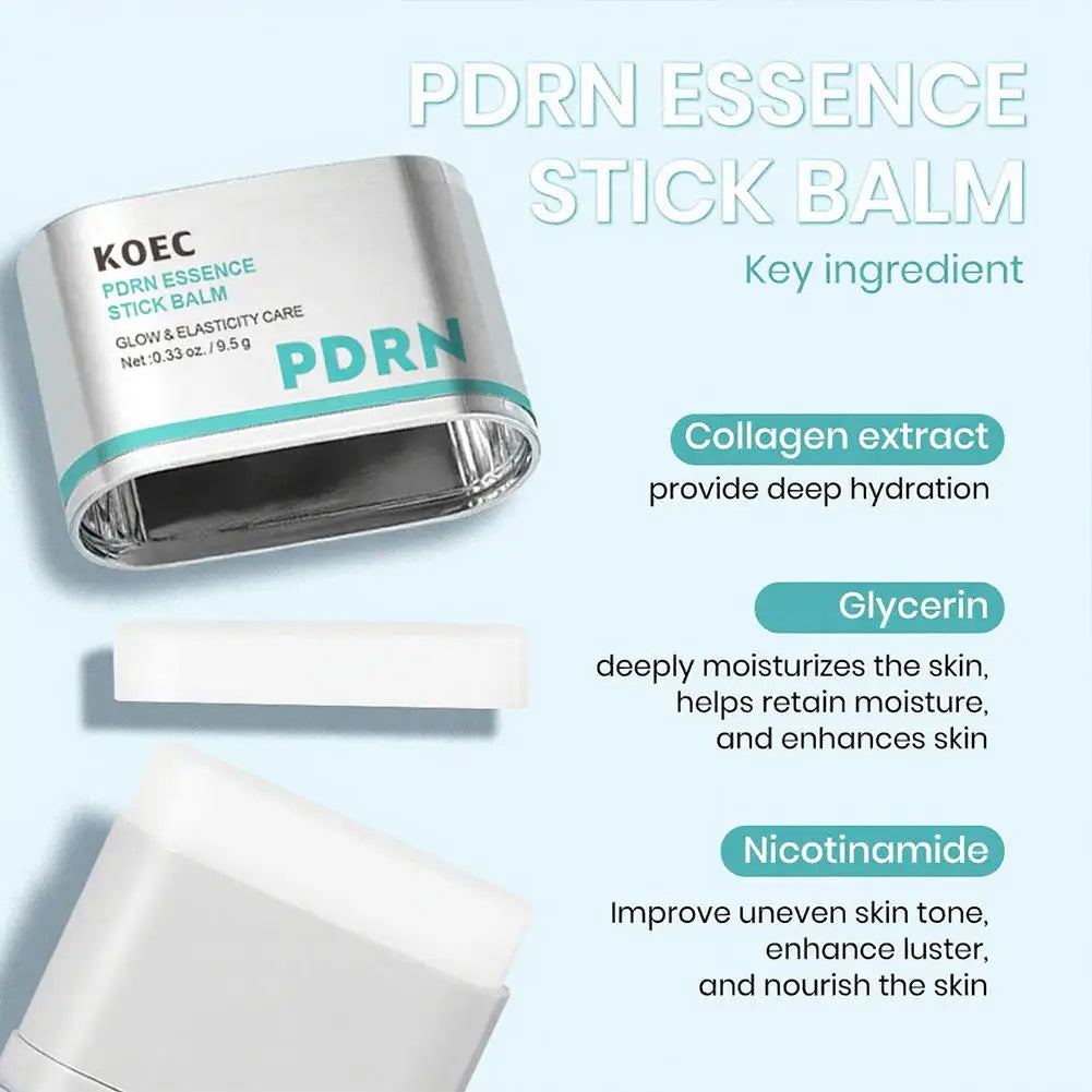 2025 KOEC PDRN Essence Stick Balm Deeply Nourishes Skin Fast-absorbing Moisturizing Face Cream Enhance Elasticity Skin Care Oasis Select