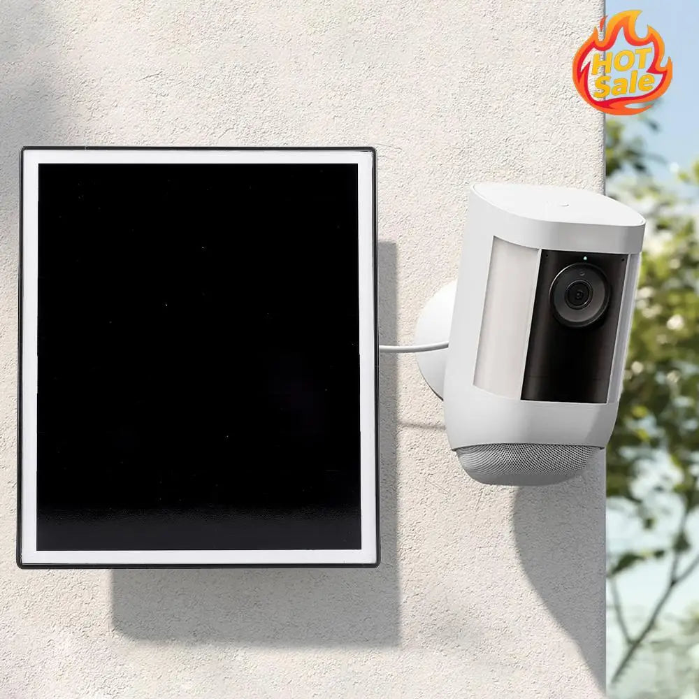 Outdoor Cam Battery 22%-24% Energy Conversion Rate Versatile Power Supply 6W5V Solars Charger for Ring Stick Up Cam Pro/Plus Oasis Select