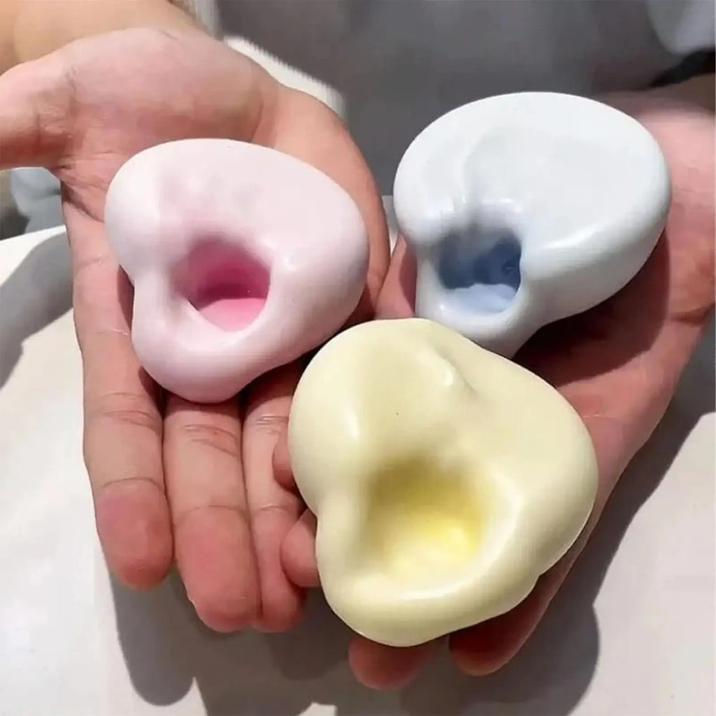 Squeeze Toys 1PC Interesting Sensory Toys Stress Relief Deformable Squeeze Handmade Finger Pinch Creative Squeezing Soothing Toy Oasis Select