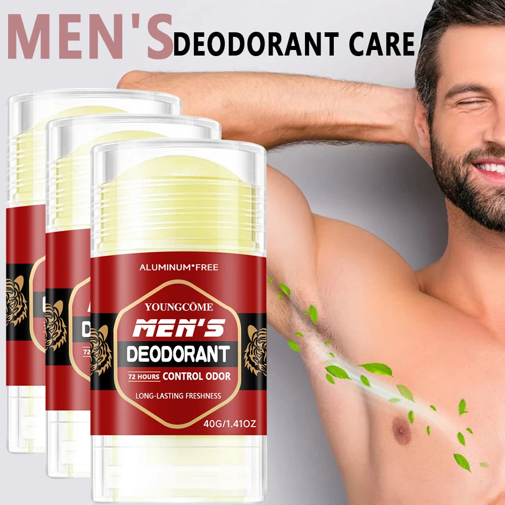 Whole Body Deodorant - Smooth Solid Stick - 72 Hour Odor Control - Aluminum Free, Baking Soda Free and Skin Safe Men Deodorant Oasis Select