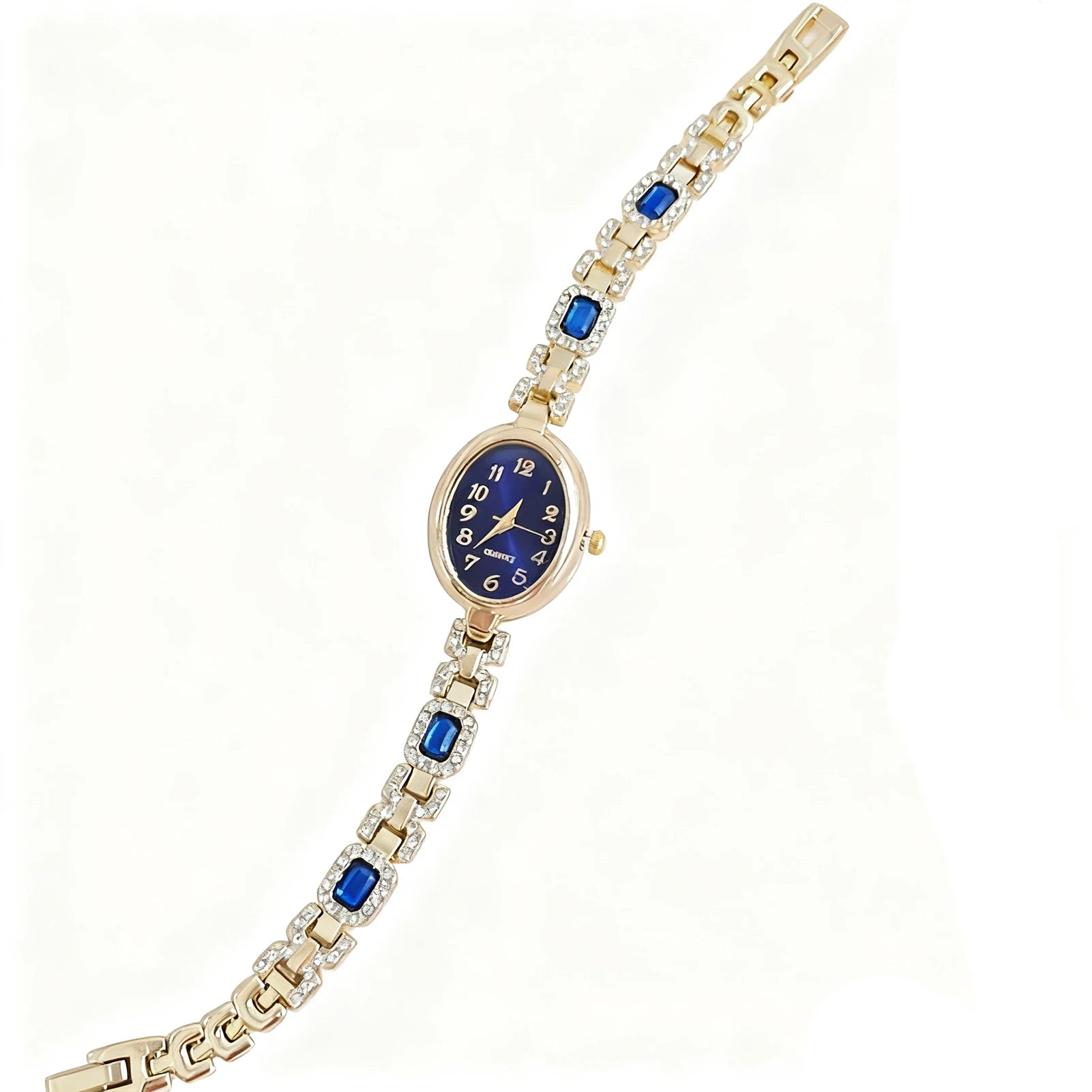 Women's Crystal Rhinestone Bracelet Watch | Elegant Quartz