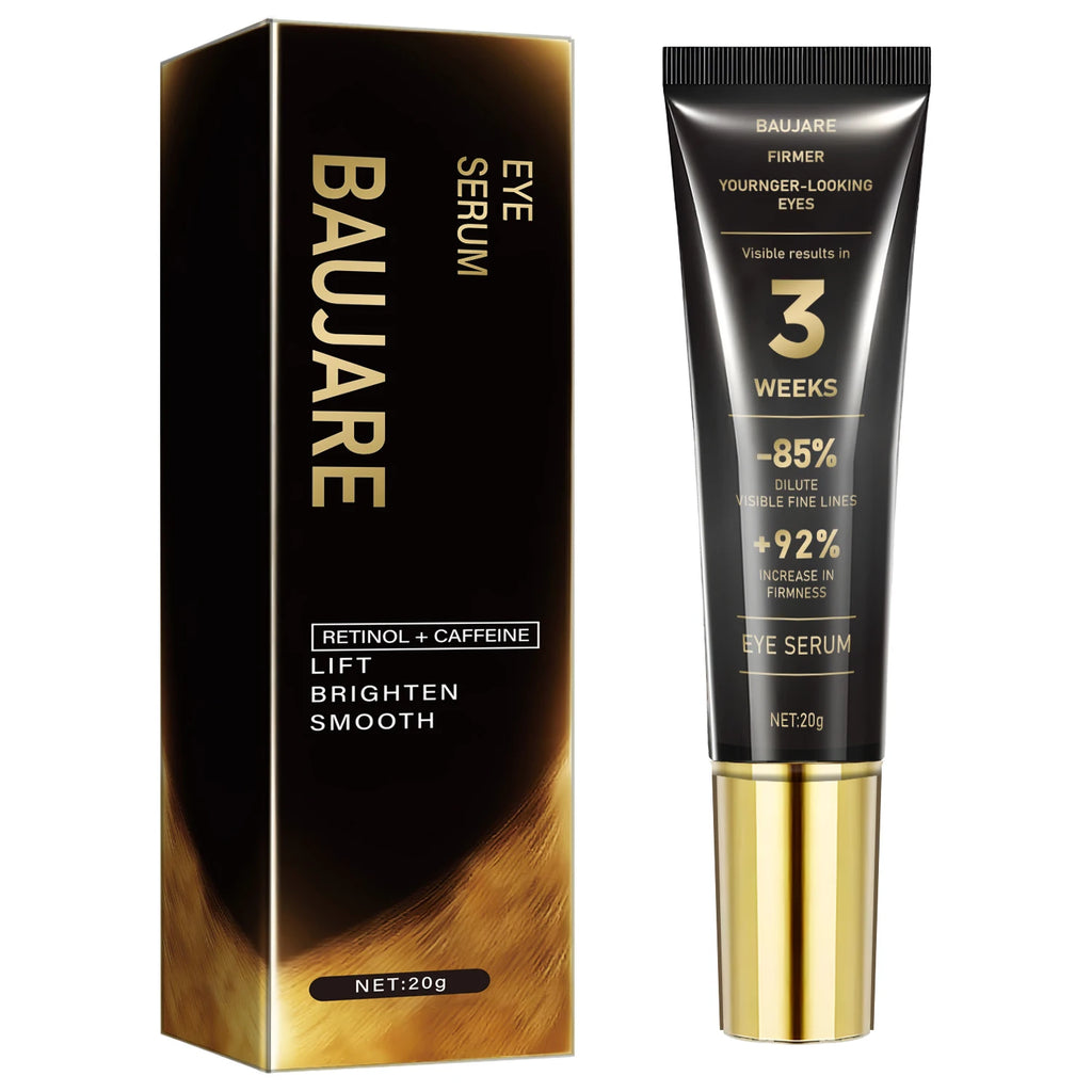 Retinol & Caffeine Eye Serum – Lifts, Brightens & Smooths Eye Serum Cream Oasis Select black 20g
