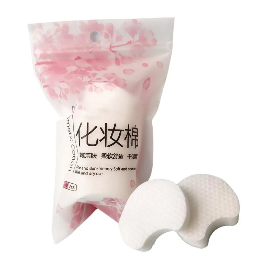 Disposable 100/200PCS Cosmetic Wipes Nail Art Cleaning Round Pads Soft Daily Supplies Facial Cotton Makeup Remover Tools Oasis Select China Mainland 100pcs 1 pack