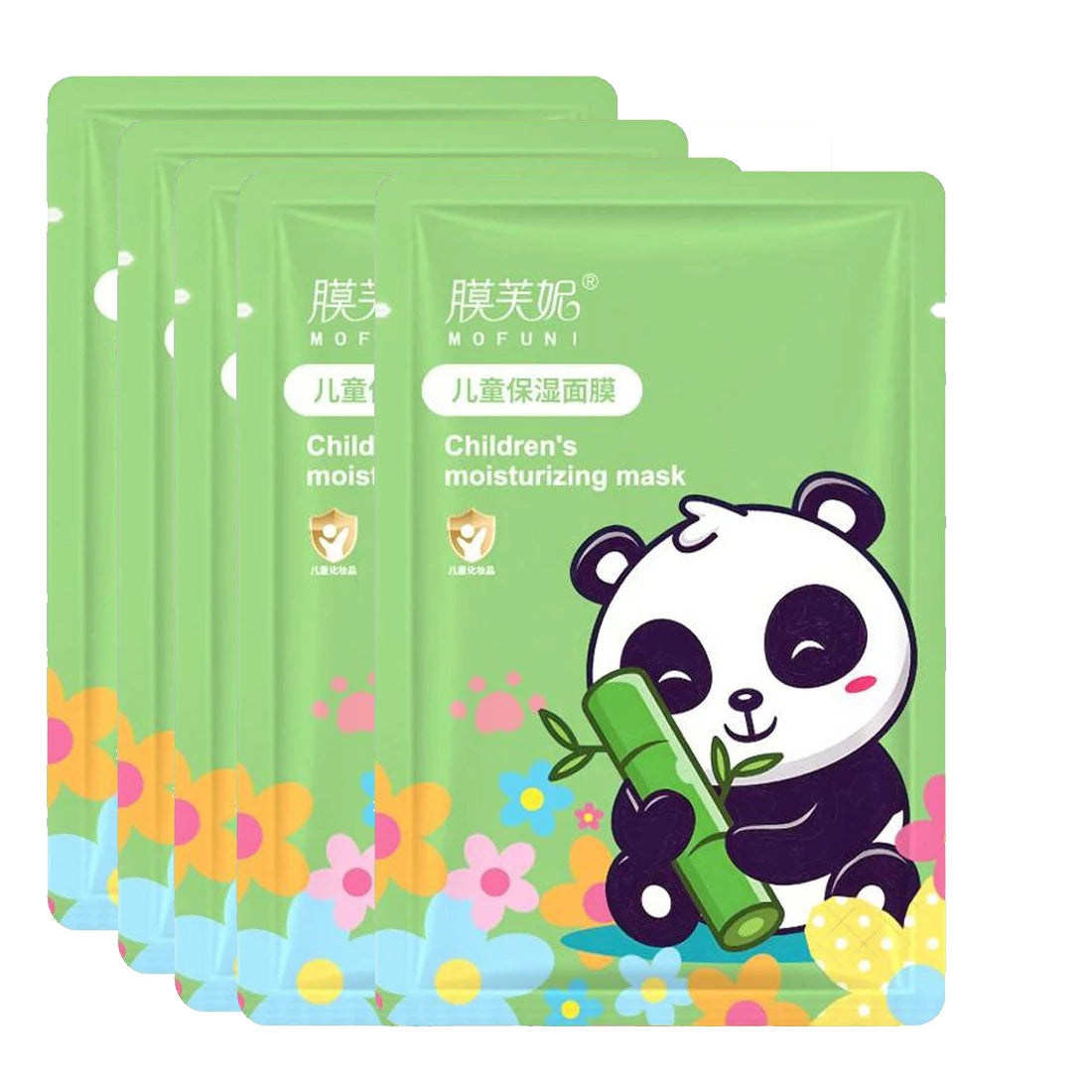 1/5/8 PCS Animal Character Face Masks Hydrating Spa Masks Sheet with Hyaluronic Acid, Skincare Party Facial Masks for Kids Teens Oasis Select panda-5pcs