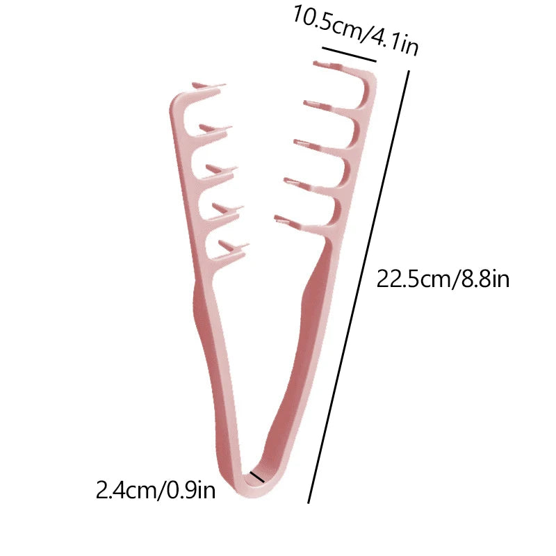 Wide-Tooth Volumizing Hair Styling Comb Curling Tools Fluffy Texture For Men Ideal For All Hair Types Hairstyling Tool Oasis Select Pink