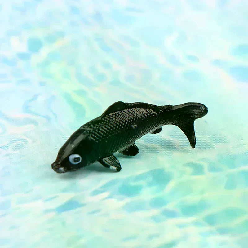 5pcs Dollhouse Miniature Model Fish Carp Simulation Animals For Kids Toys DIY Decorative Goldfish Figurines Home Decor Oasis Select