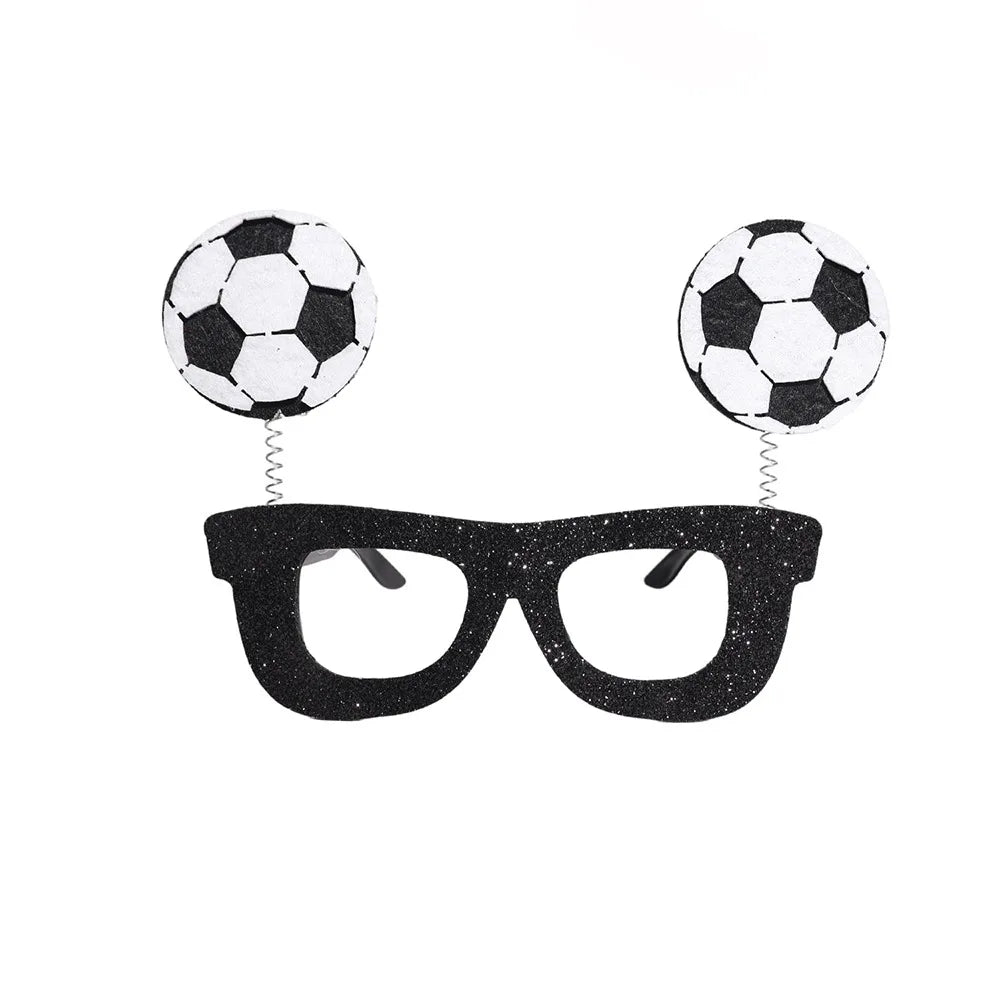 Soccer Fan Glasses & Hair Hoop Photo Booth Prop | Party Dress-Up