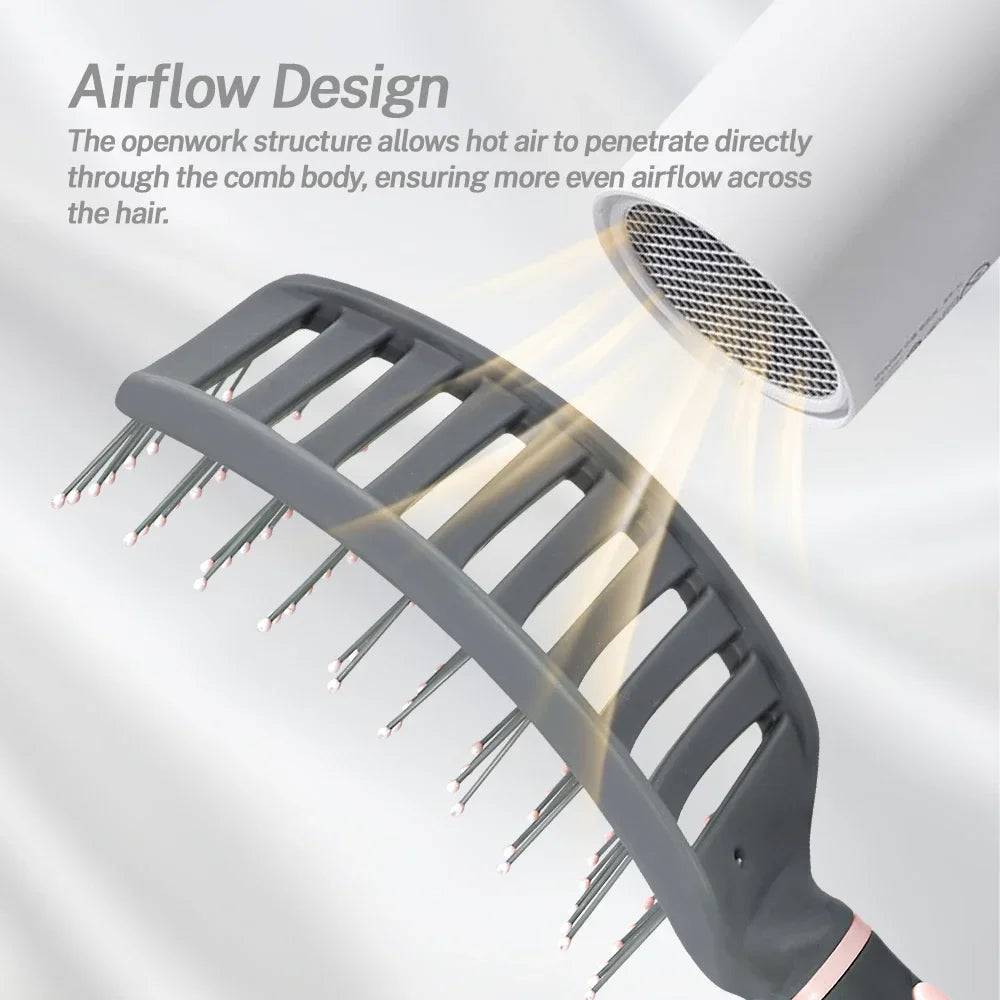 Detangling Hair Brush – Bristle & Nylon Scalp Massage Comb Detangling Hair Brush Oasis Select